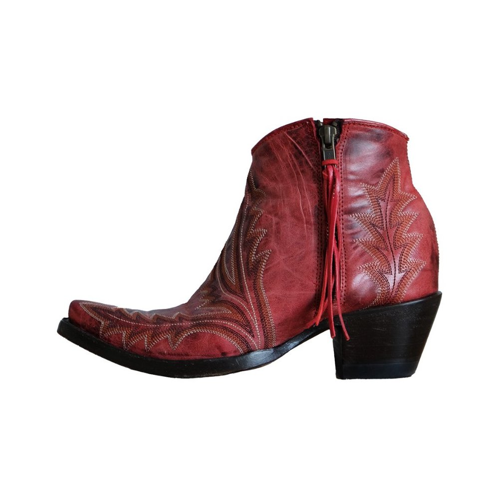 ALLEN BOOTS Ankle Boot in Avery Red